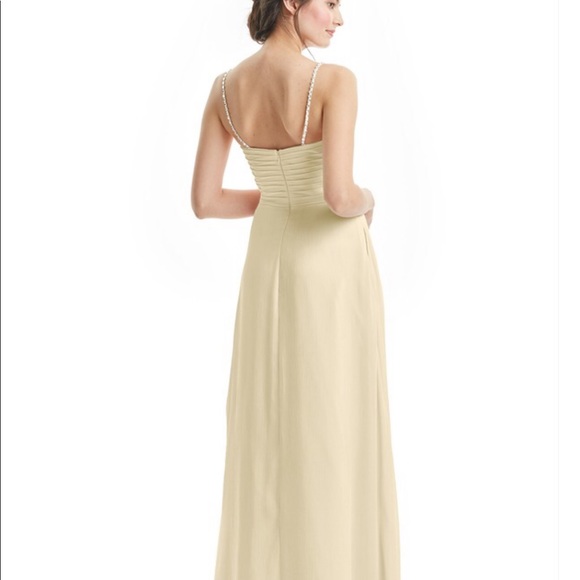 Size 18 Azazie Champagne dress. Never worn. - Picture 3 of 7